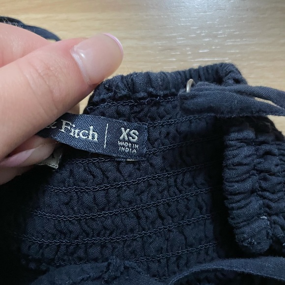 Abercrombie and Fitch Long  Navy Dress - Picture 5 of 8